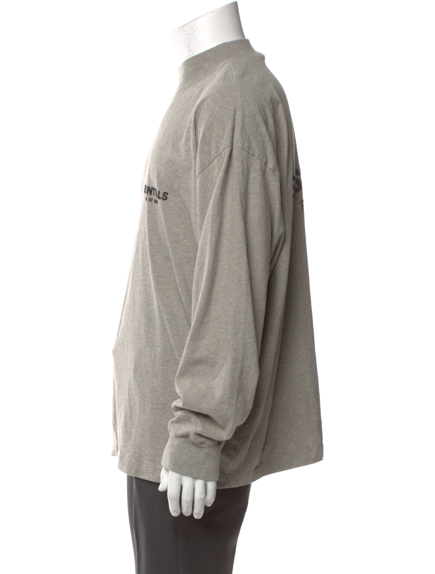 Essentials - Fear of God Graphic Print Mock Neck Sweatshirt