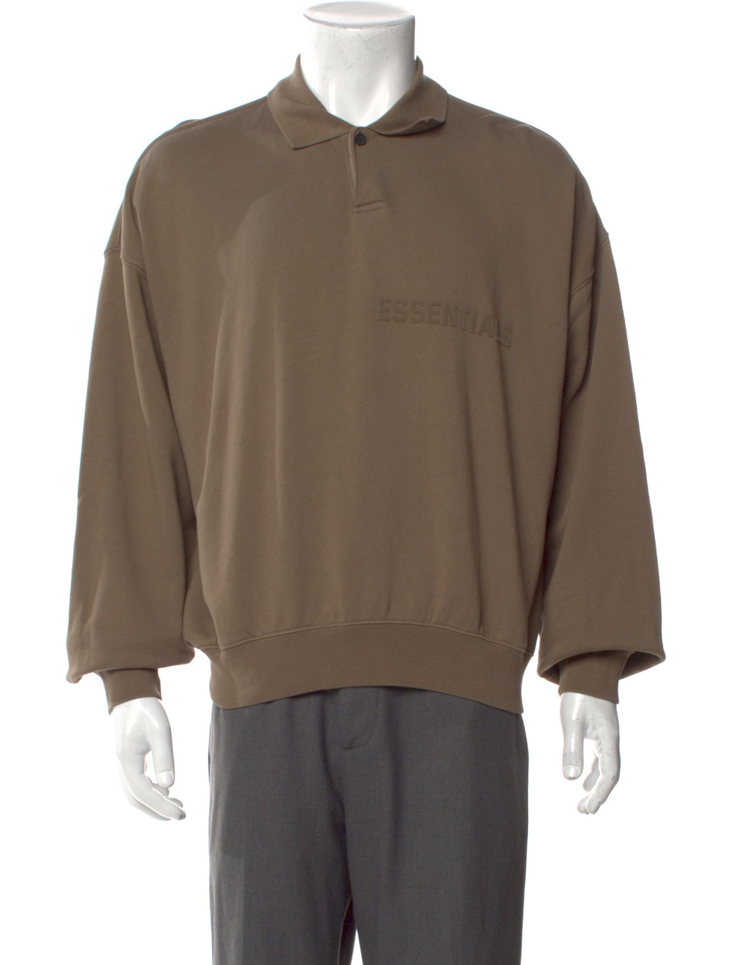 Essentials - Fear of God Collar Long Sleeve Polo Shirt