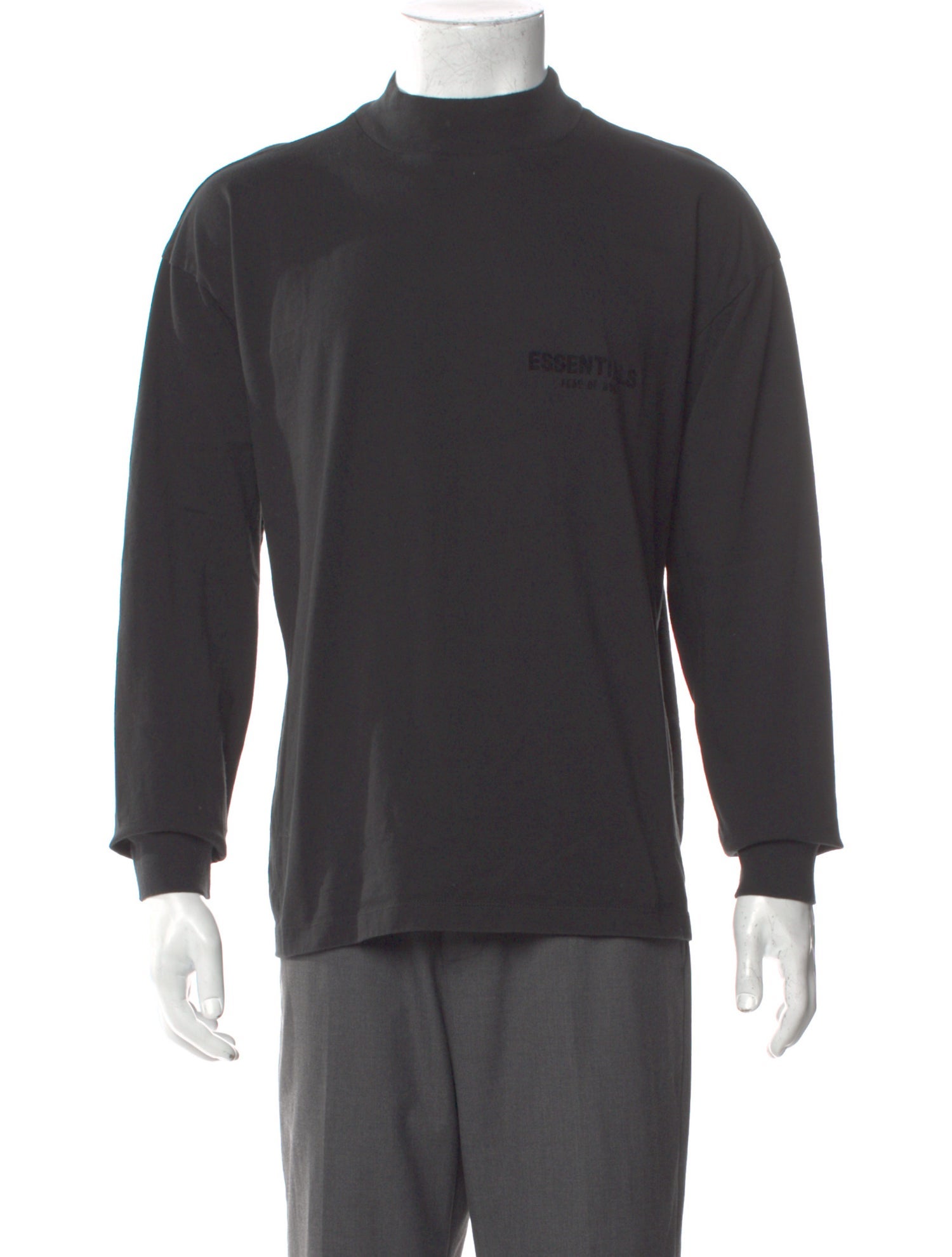 Essentials - Fear of God Mock Neck Long Sleeve Henley