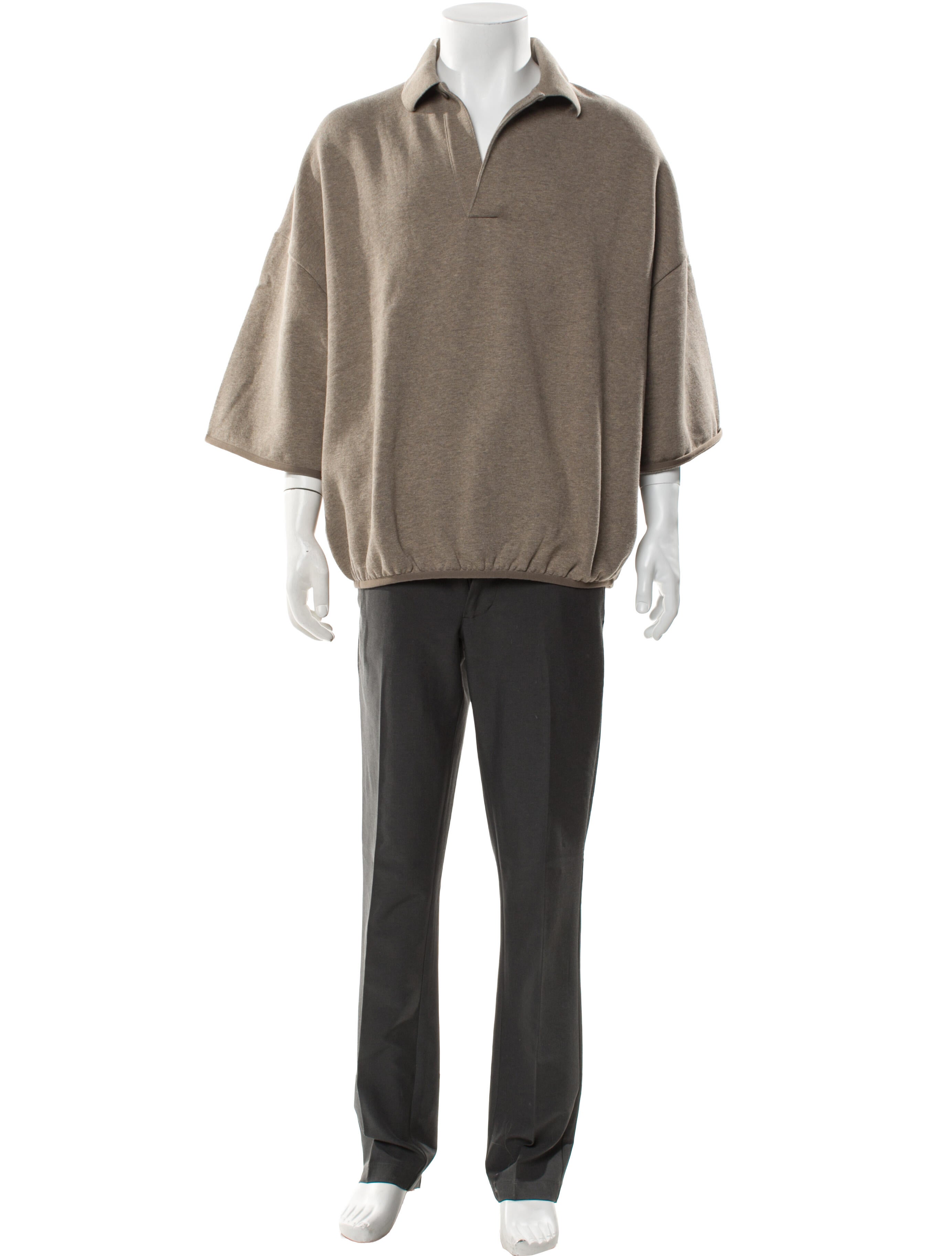 Essentials - Fear of God Collar Three-Quarter Sleeve Hoodie