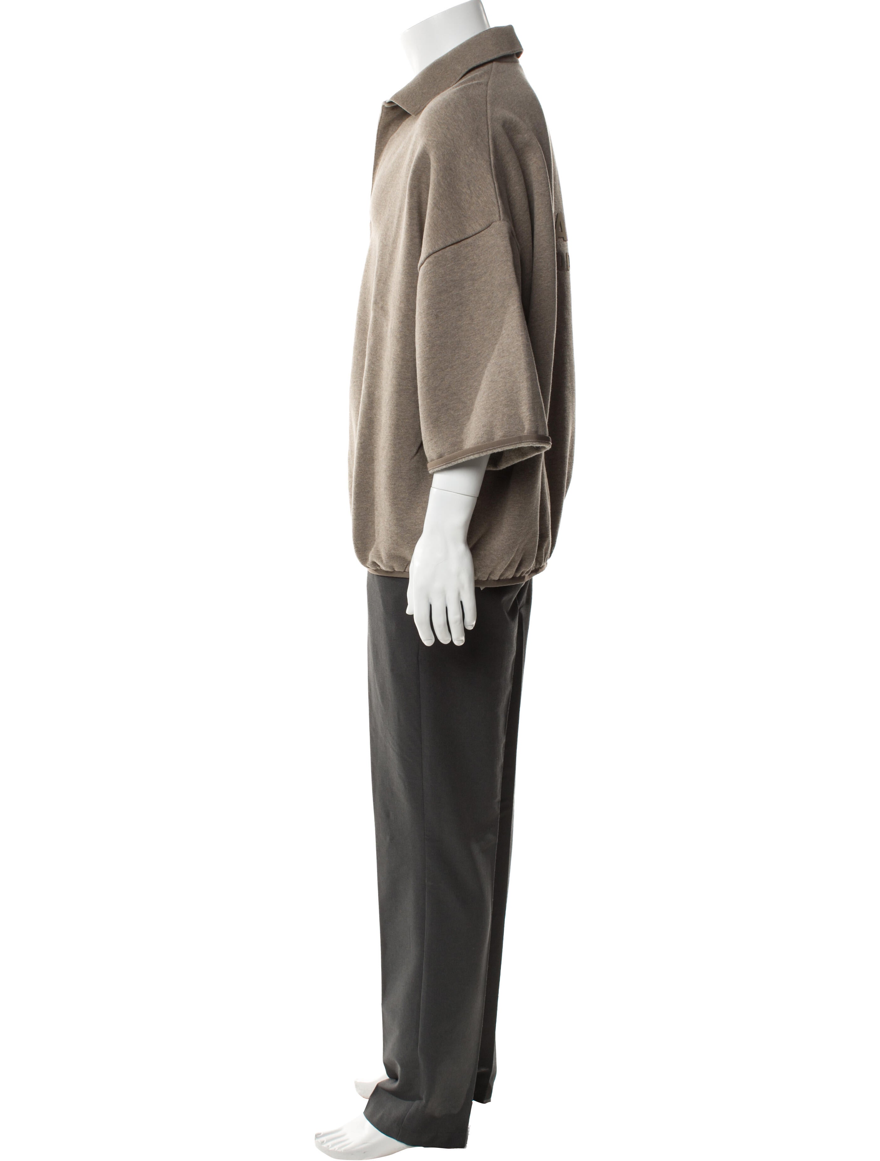 Essentials - Fear of God Collar Three-Quarter Sleeve Hoodie