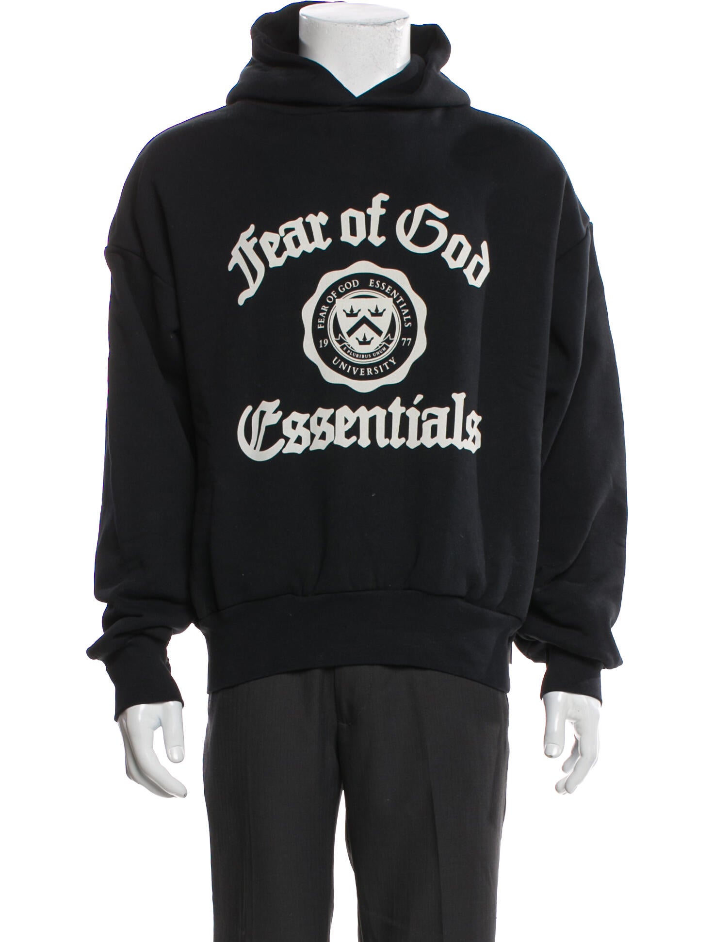 Essentials - Fear of God Graphic Print Crew Neck Hoodie