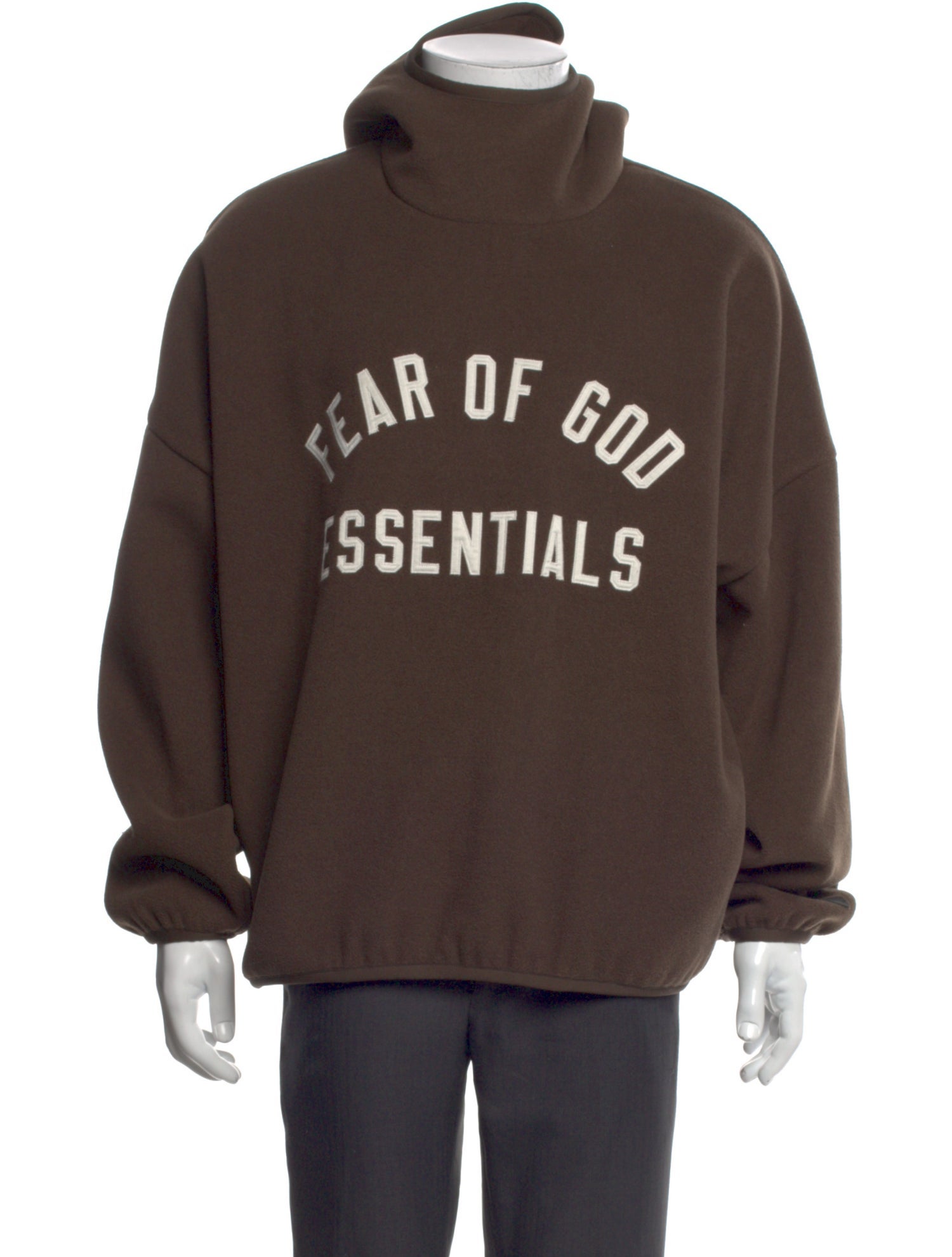 Essentials - Fear of God Graphic Print Turtleneck Hoodie