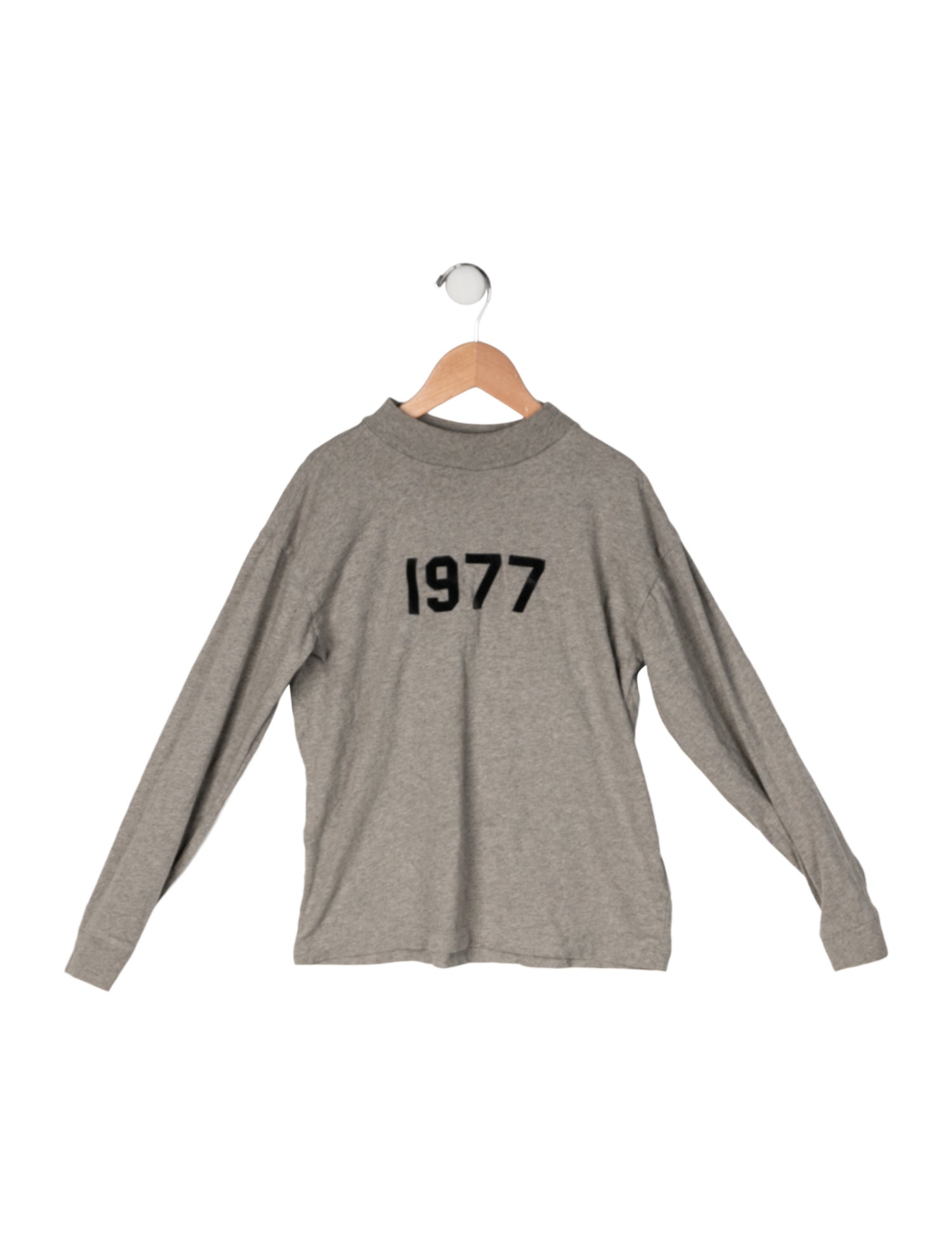 Essentials - Fear of God Cotton Mock Neck Long Sleeve T Shirt