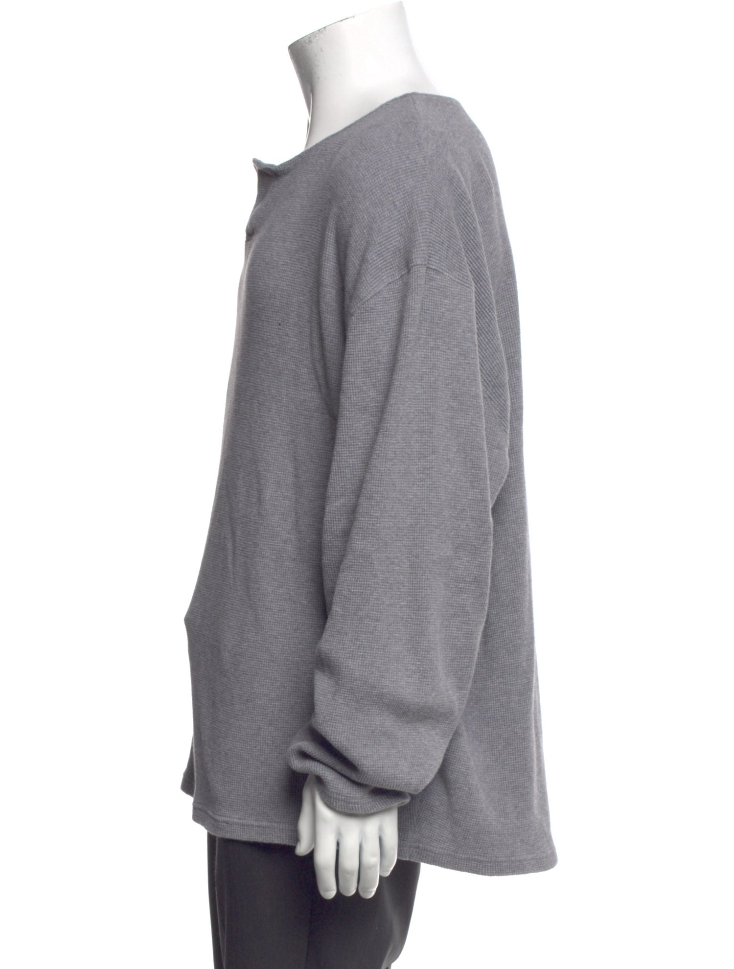 Essentials - Fear of God V-Neck Long Sleeve Henley