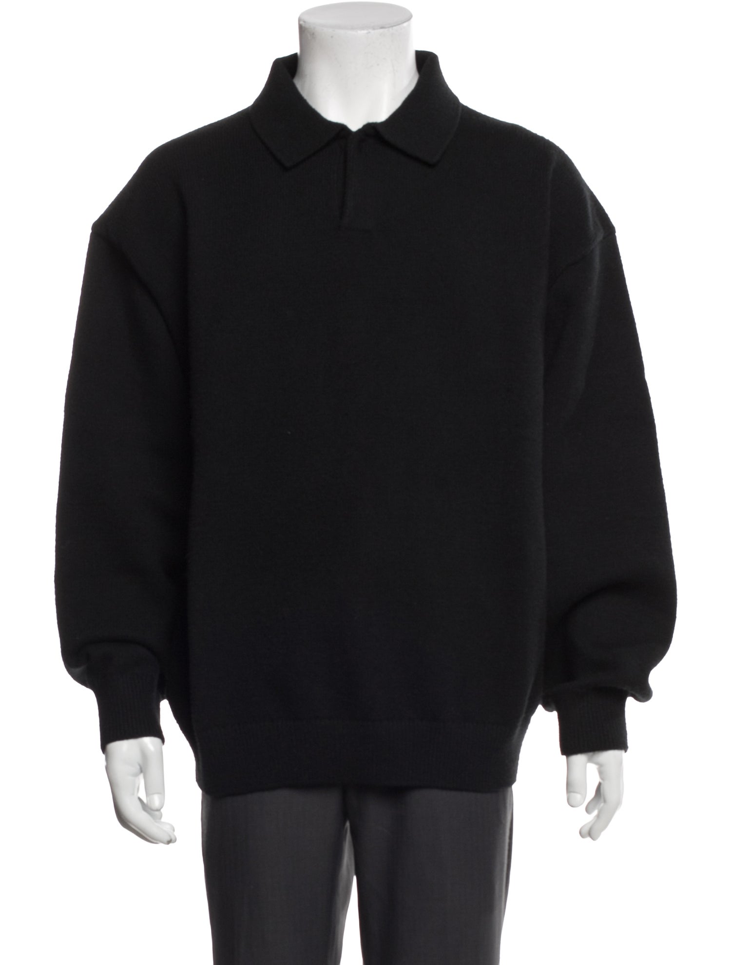 Essentials - Fear of God Collar Long Sleeve Polo Sweater