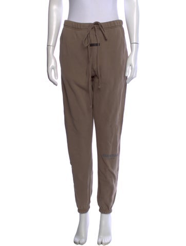 Pre-owned Essentials Straight Leg Pants In Brown