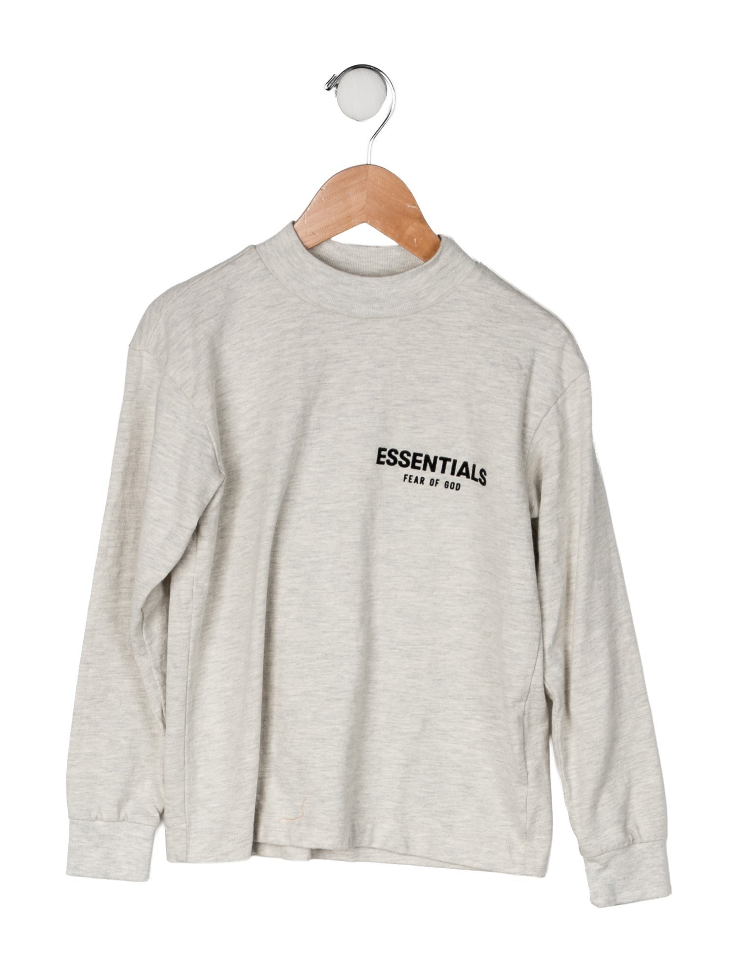 Essentials - Fear of God Cotton Long Sleeve Mock Neck T Shirt