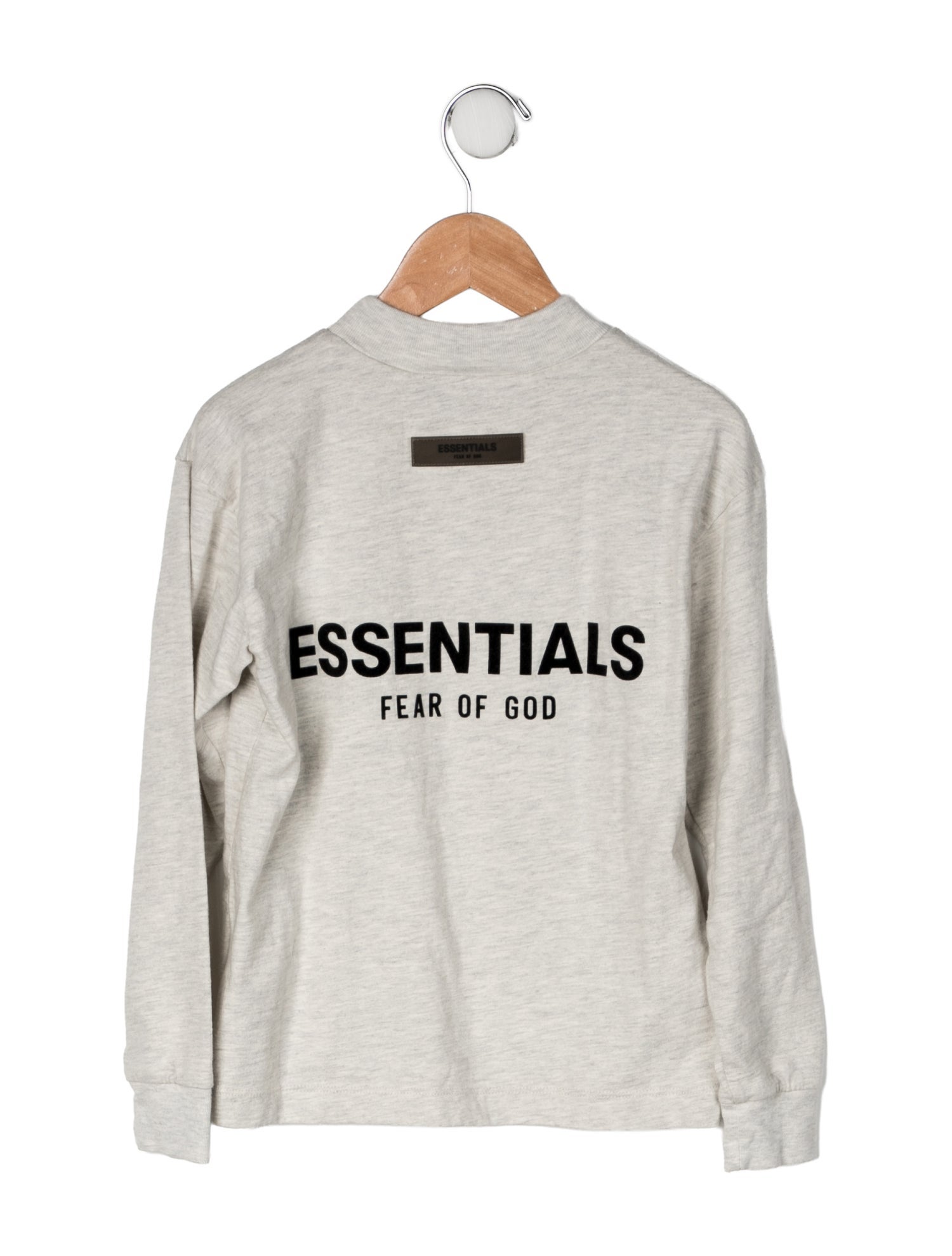 Essentials - Fear of God Cotton Long Sleeve Mock Neck T Shirt