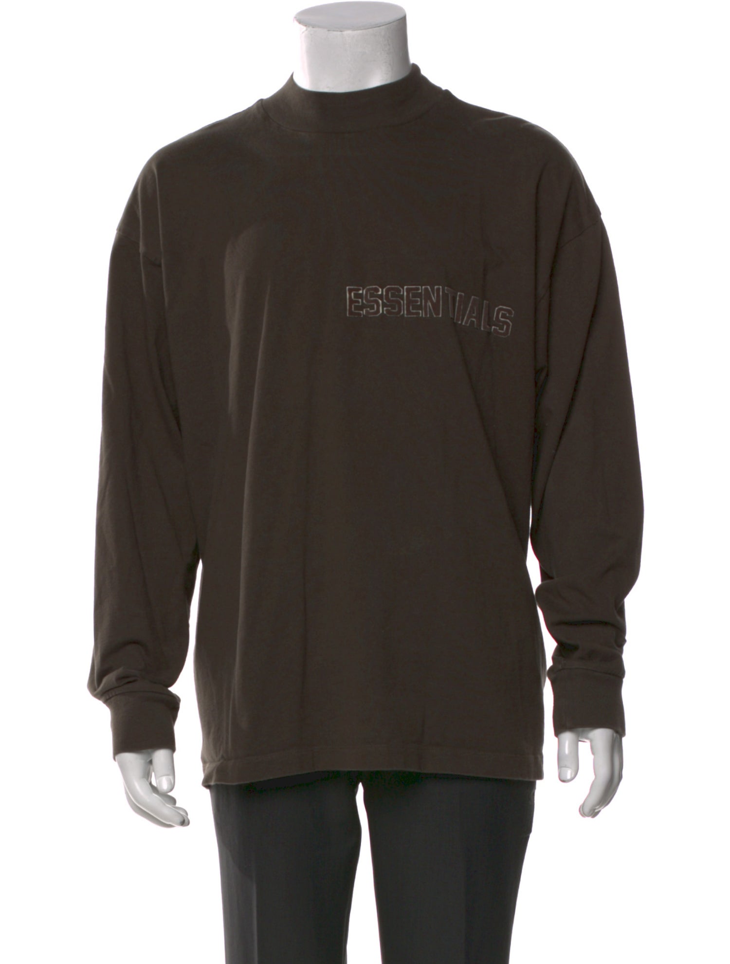 Essentials - Fear of God Mock Neck Long Sleeve T-Shirt