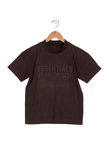 Pre-owned Essentials Kids' Cotton T-shirt In Brown