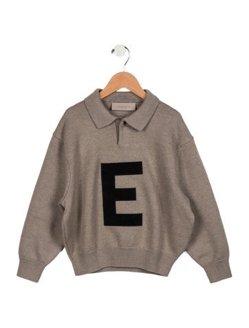 Pre-owned Essentials Babies' Toddler Boys' Logo Sweater In Neutrals