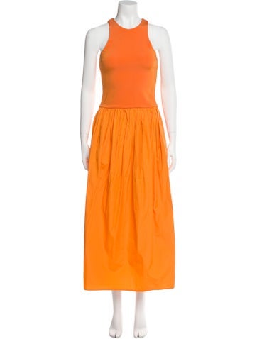 Esse Dresses Crew Neck Long Dress US 4 | S