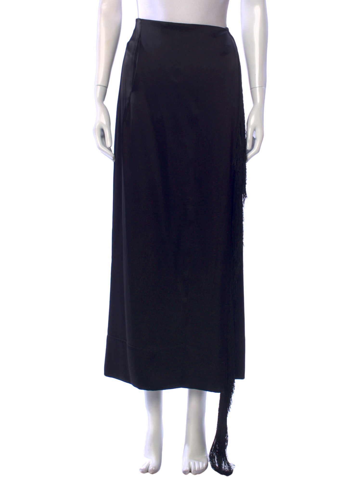 ESSE Fringe Trim Accent Midi Length Skirt w/ Tags