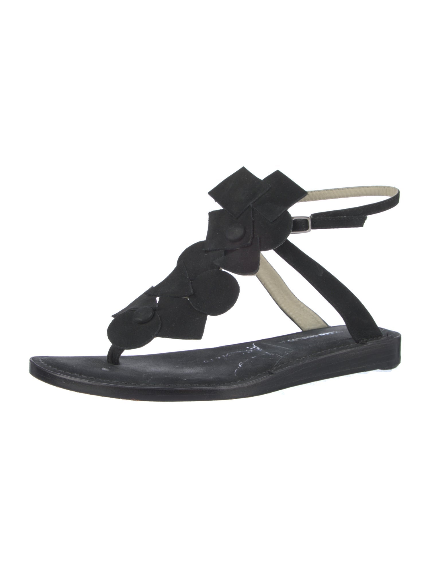 Eileen Shields x Zero+Maria Cornejo Leather Slingback Sandals