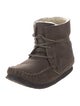 Étoile Isabel Marant Suede Whipstitch Trim Lace-Up Boots