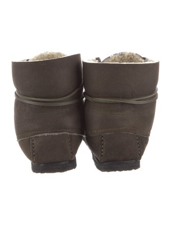 Étoile Isabel Marant Suede Whipstitch Trim Lace-Up Boots