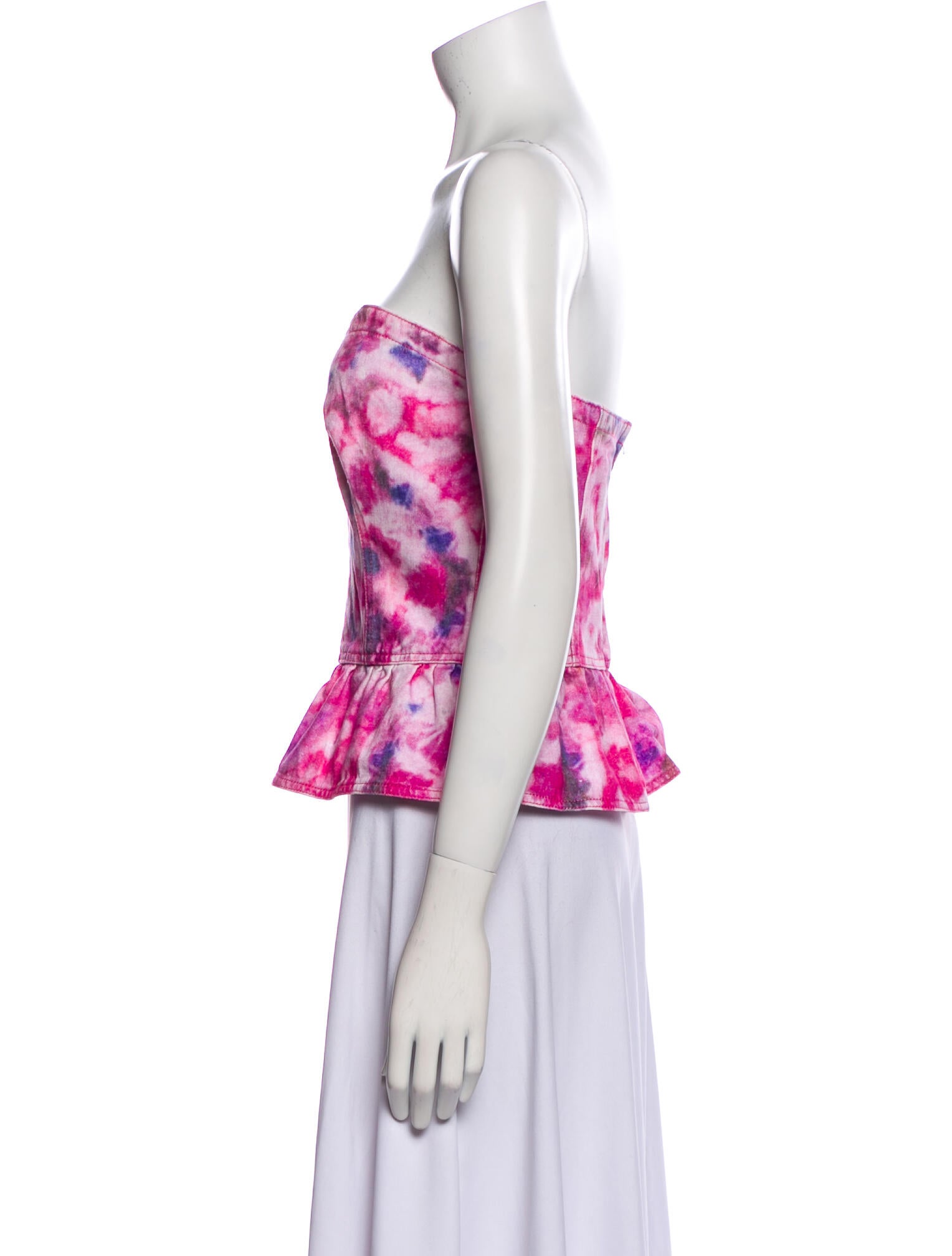 Étoile Isabel Marant Floral Print Strapless Top w/ Tags