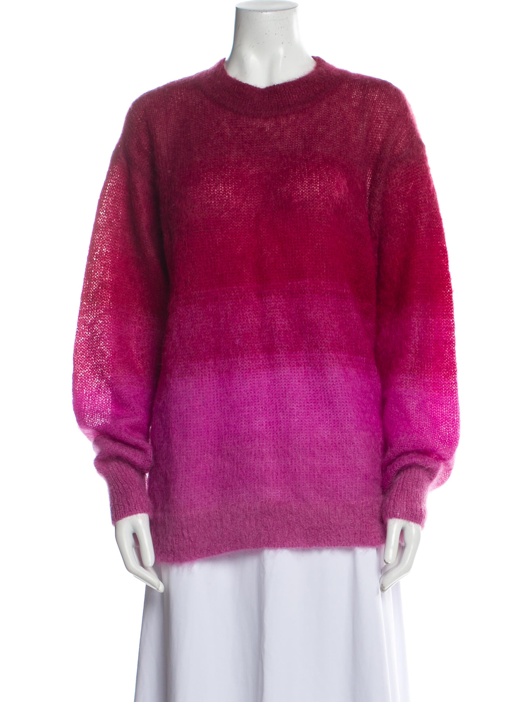Étoile Isabel Marant Kid Mohair Colorblock Pattern Sweater