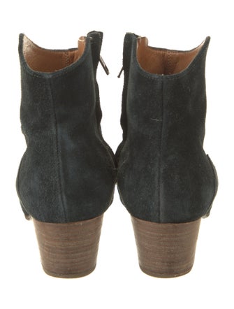 Étoile Isabel Marant Suede Colorblock Pattern Western Boots