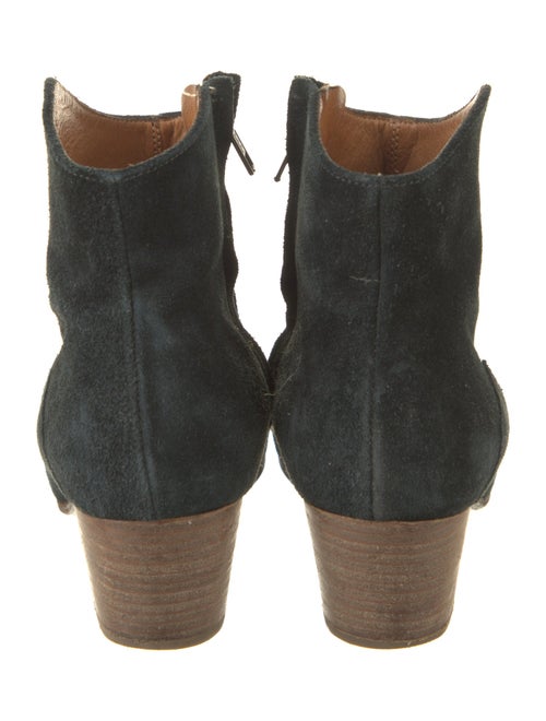 Étoile Isabel Marant Suede Colorblock Pattern Western Boots