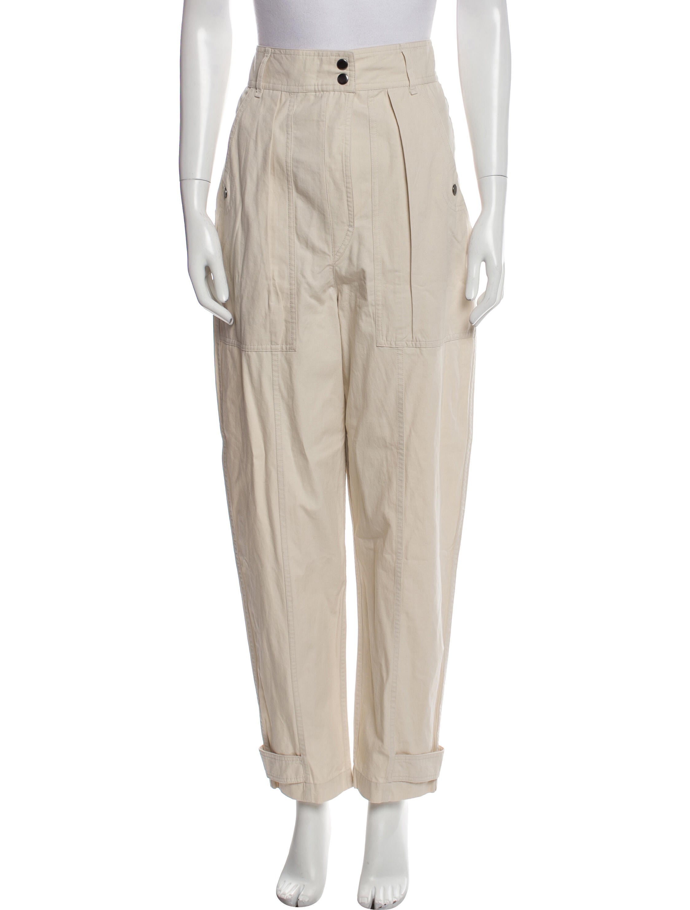 Étoile Isabel Marant Straight Leg Pants w/ Tags - Neutrals