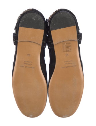 Étoile Isabel Marant Suede Whipstitch Trim Western Boots