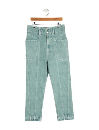 Étoile Isabel Marant High-Rise Straight Leg Jeans