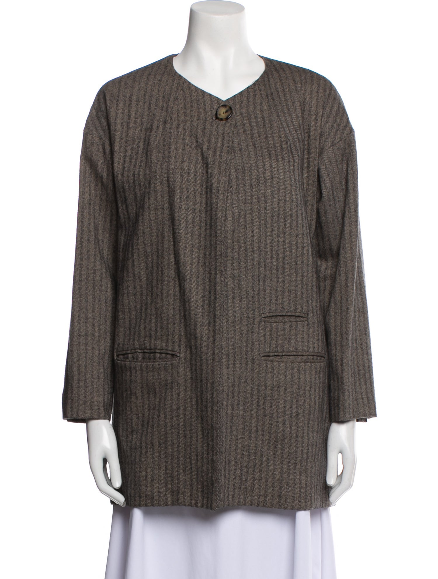 Étoile Isabel Marant Wool Houndstooth Print Coat