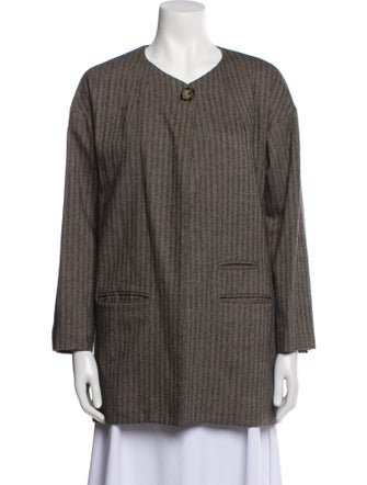 Étoile Isabel Marant Wool Houndstooth Print Coat