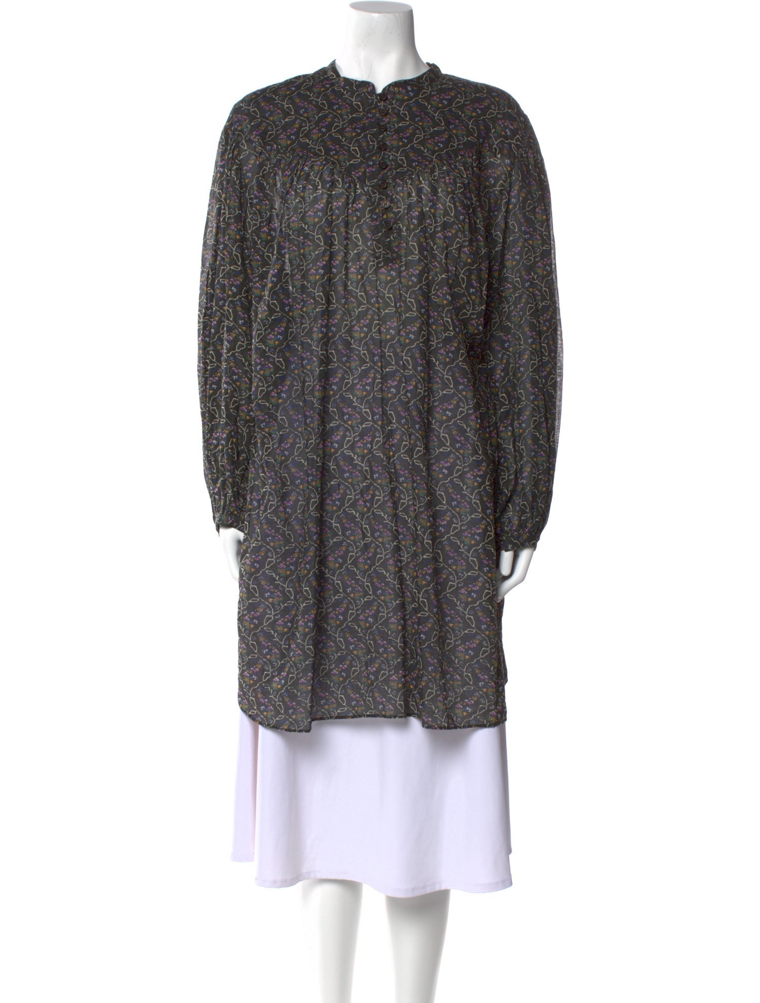 Étoile Isabel Marant Printed Crew Neck Tunic