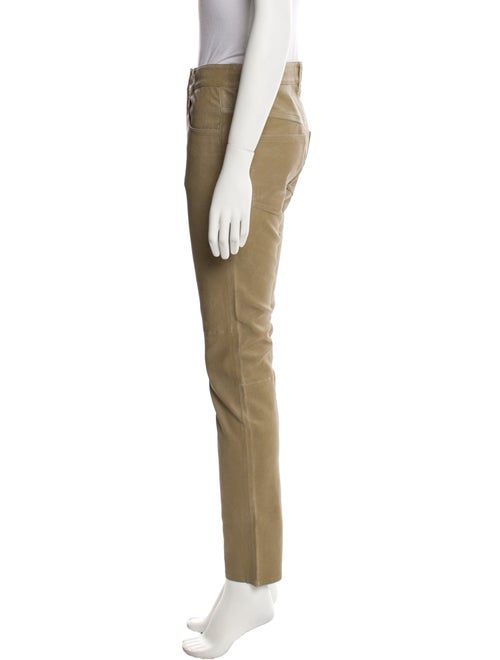 Étoile Isabel Marant Lamb Leather Skinny Leg Pants