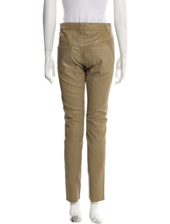 Étoile Isabel Marant Lamb Leather Skinny Leg Pants