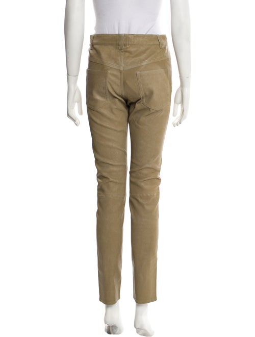 Étoile Isabel Marant Lamb Leather Skinny Leg Pants