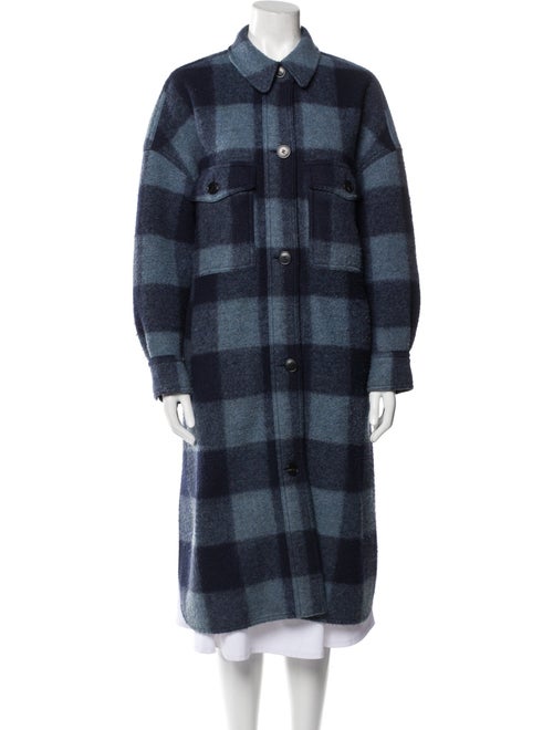 Étoile Isabel Marant Plaid Print Coat