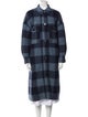 Étoile Isabel Marant Plaid Print Coat