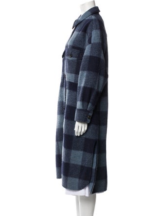 Étoile Isabel Marant Plaid Print Coat