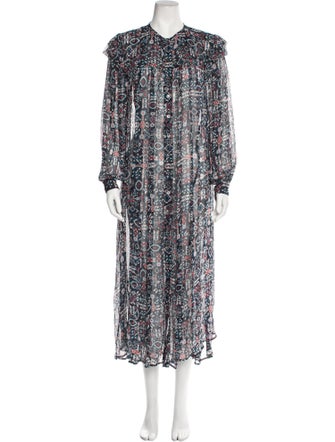 Étoile Isabel Marant Silk Long Dress