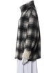 Étoile Isabel Marant Wool Plaid Print Coat