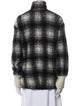Étoile Isabel Marant Wool Plaid Print Coat