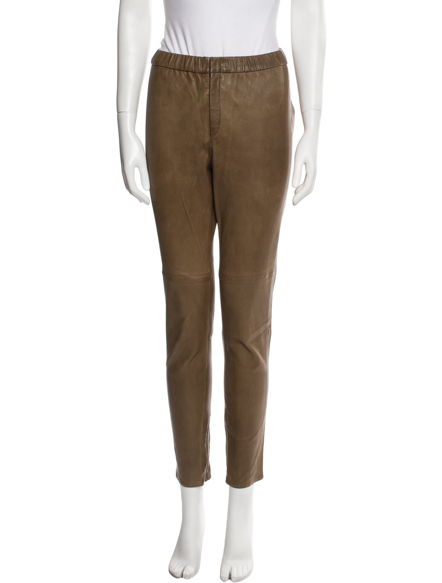 Étoile Isabel Marant Leather Skinny Leg Pants