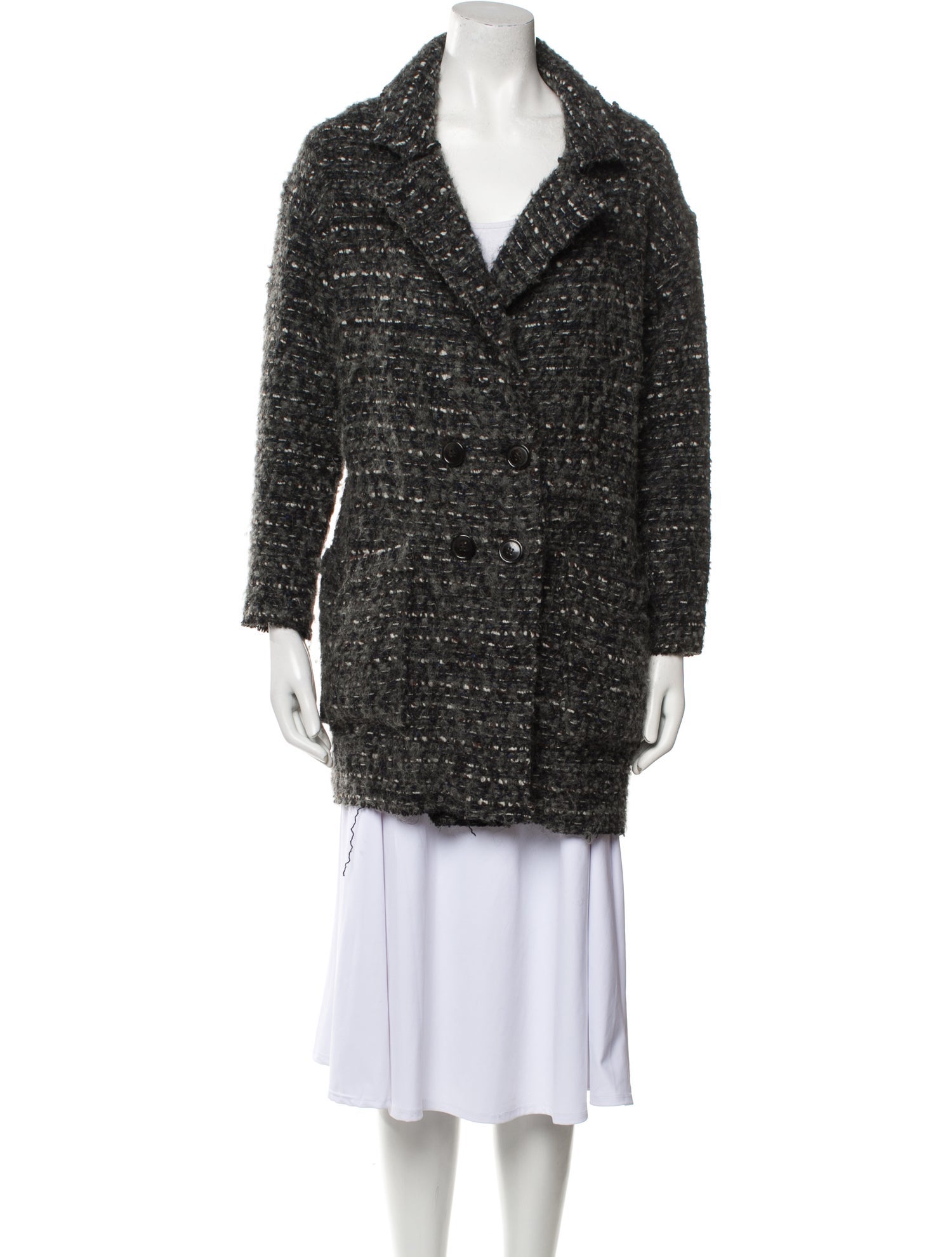 Étoile Isabel Marant Tweed Pattern Coat