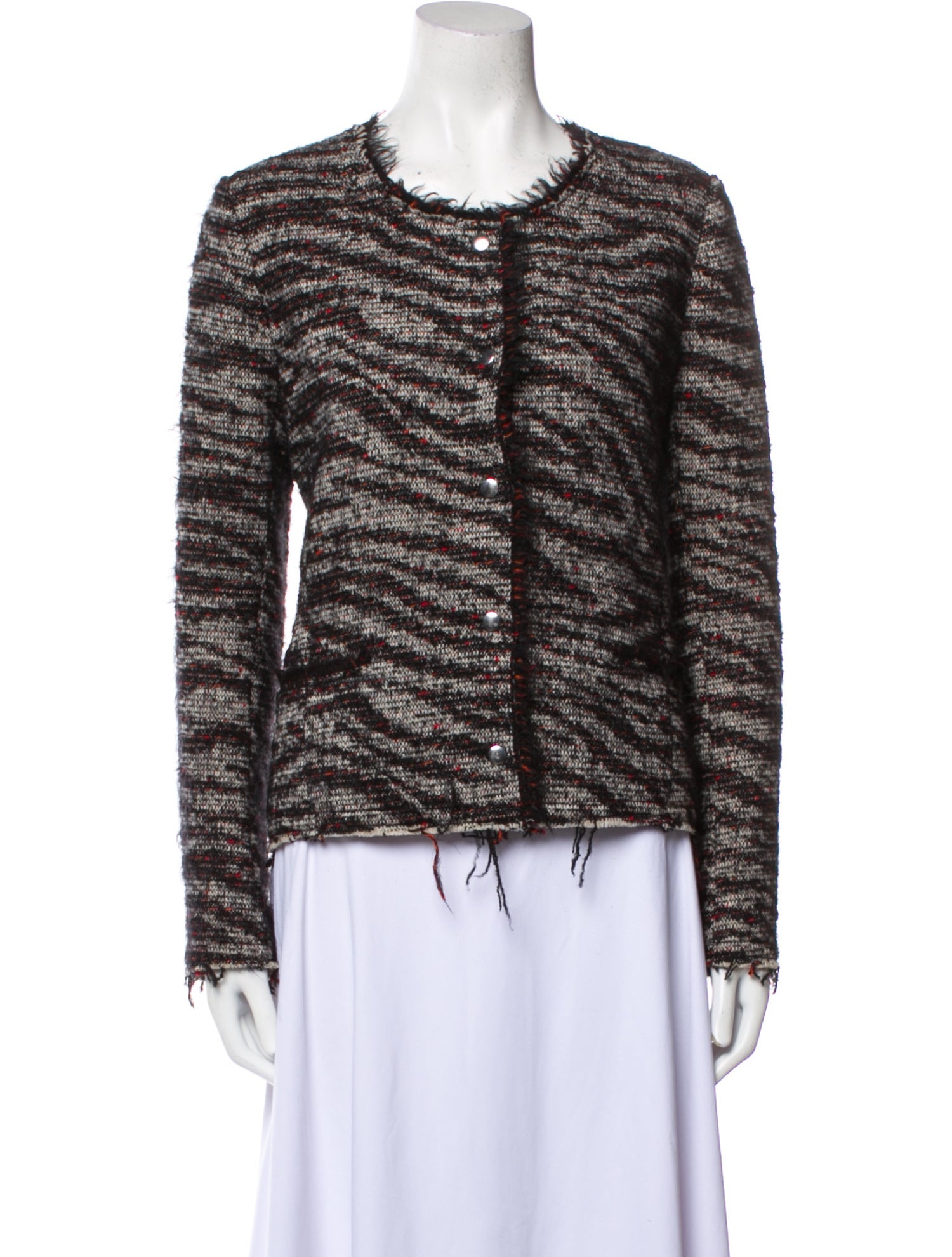Étoile Isabel Marant Tweed Pattern Evening Jacket