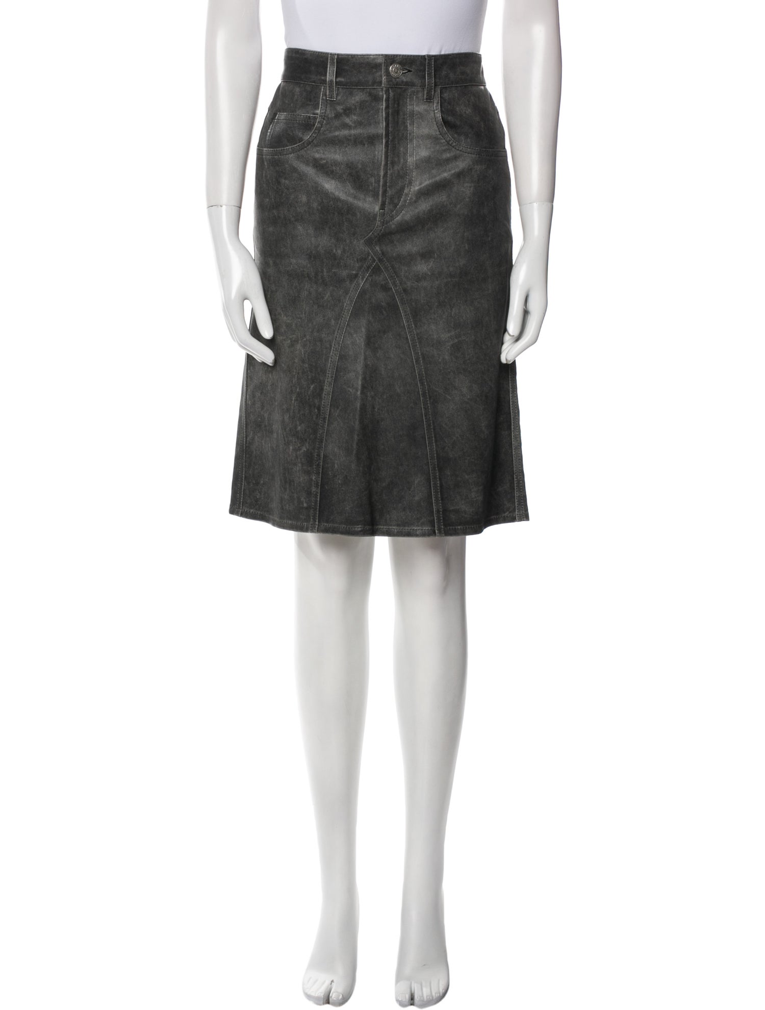 Étoile Isabel Marant Lamb Leather Mini Skirt