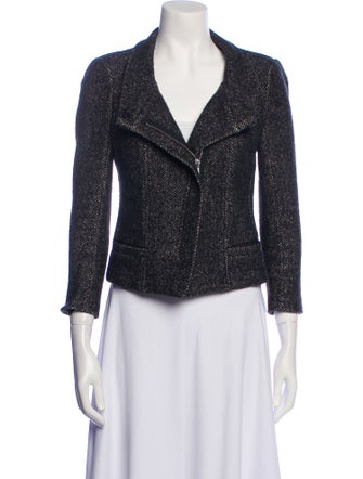 Étoile Isabel Marant Tweed Pattern Biker Jacket