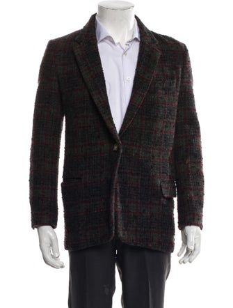 Étoile Isabel Marant Wool Plaid Print Blazer