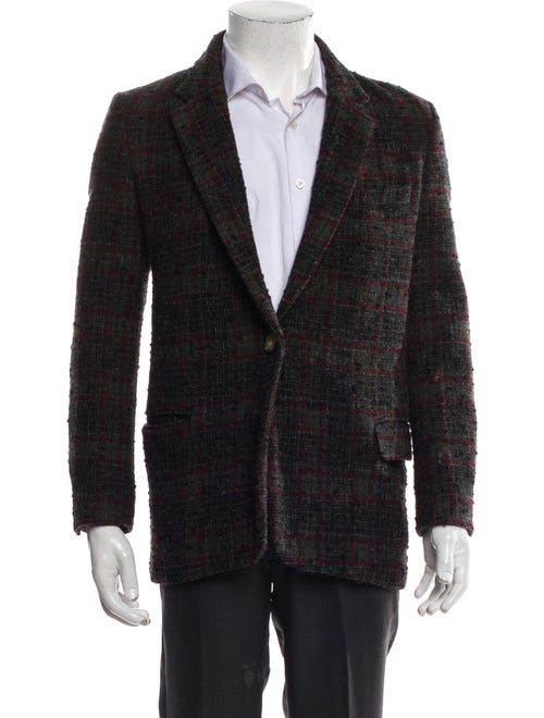 Étoile Isabel Marant Wool Plaid Print Blazer