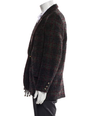 Étoile Isabel Marant Wool Plaid Print Blazer