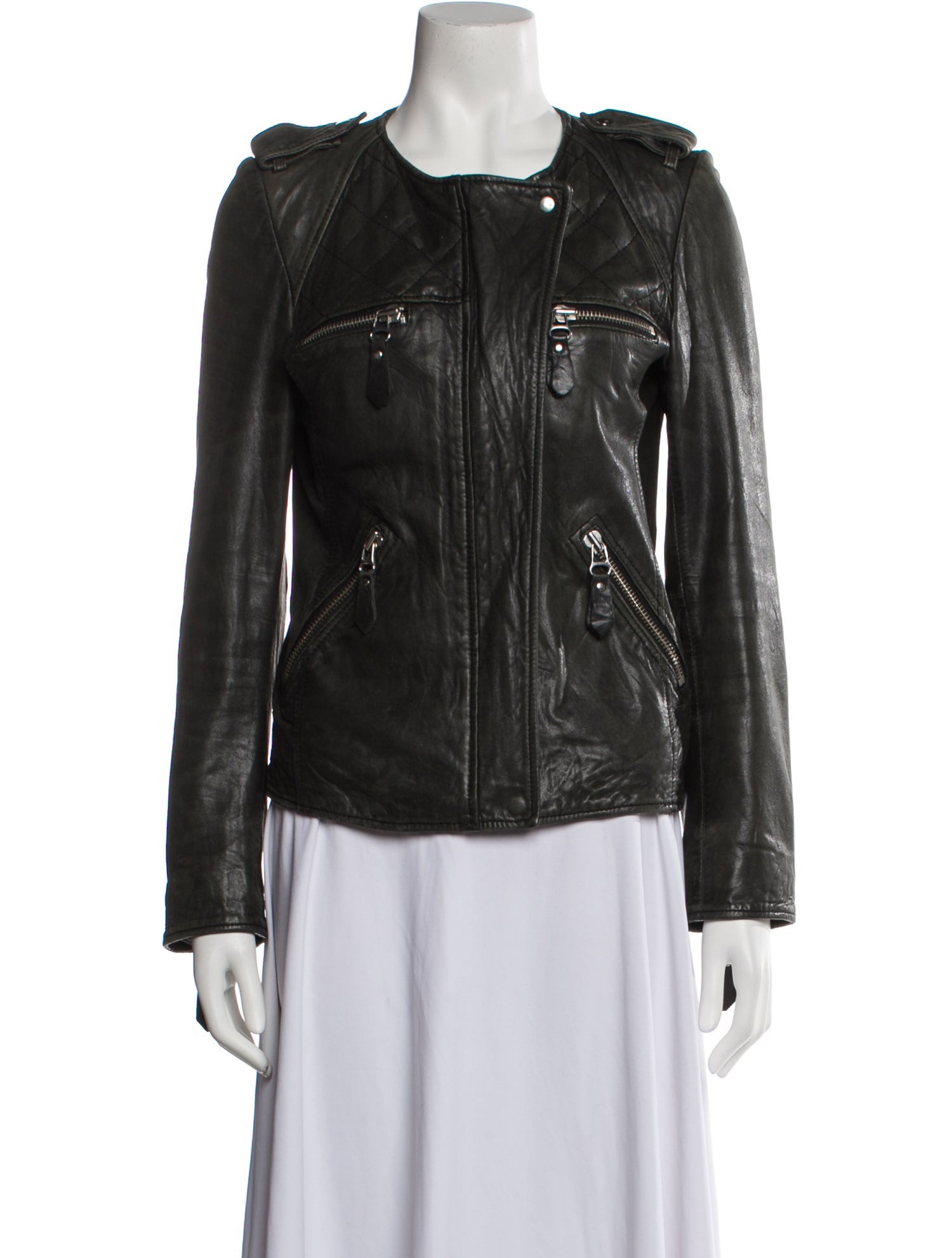 Étoile Isabel Marant Lambskin Biker Jacket