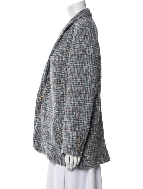 Étoile Isabel Marant Wool Plaid Print Coat